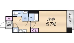 レジュールアッシュ天王寺パークサイドの物件間取画像